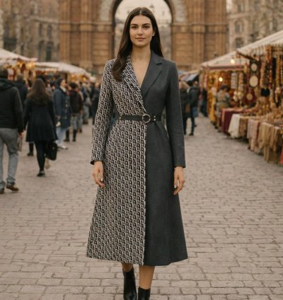 🌟 LUXURY LONG COAT CUM DRESS FOR WOMEN | 👗 Premium Single-Piece Elegance | Up to 3XL 👗
