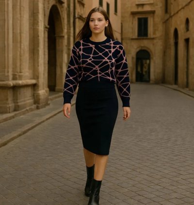 ✨ Stylish Sleeveless Woolen Dress with Woolen Top for Women – Free Size | Dual-Color Options ✨